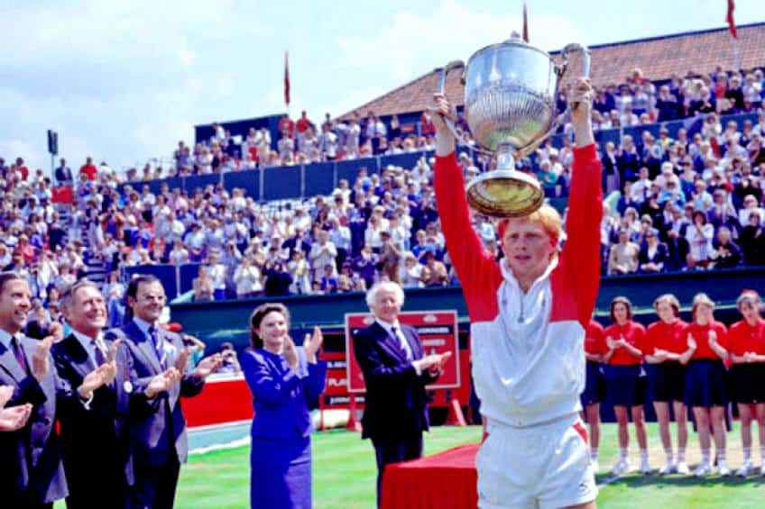 Boris Becker vince al Queens