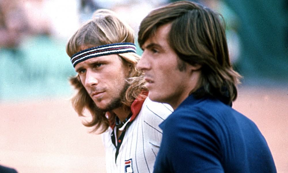 Adriano Panatta e Bjorn Borg
