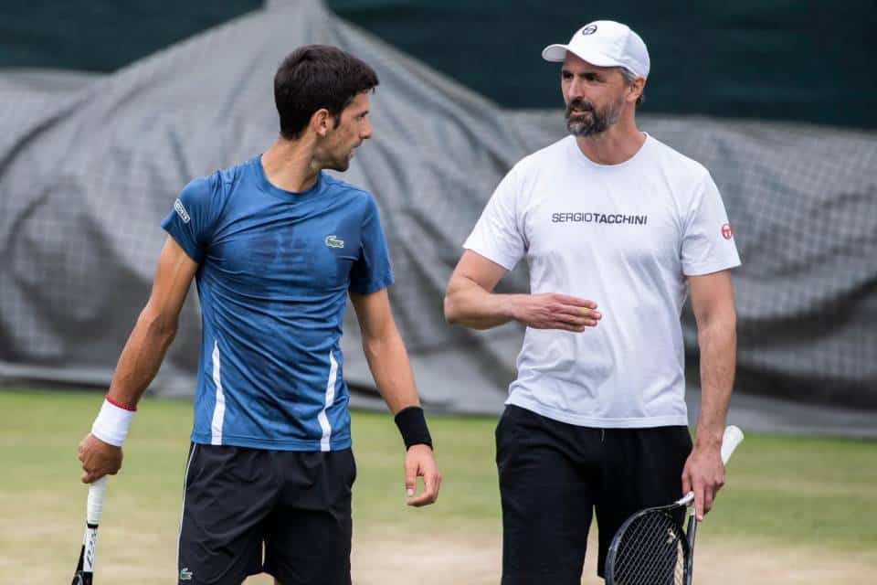 Novak Djokovic e Goran Ivanisevic