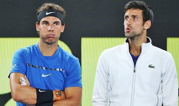 Rafael Nadal e Novak Djokovic