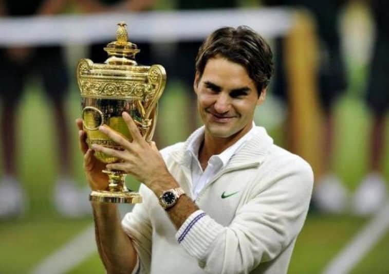 I record Slam di Roger Federer