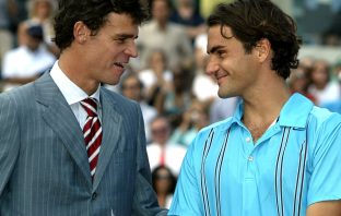 Gustavo Kuerten e Roger Federer