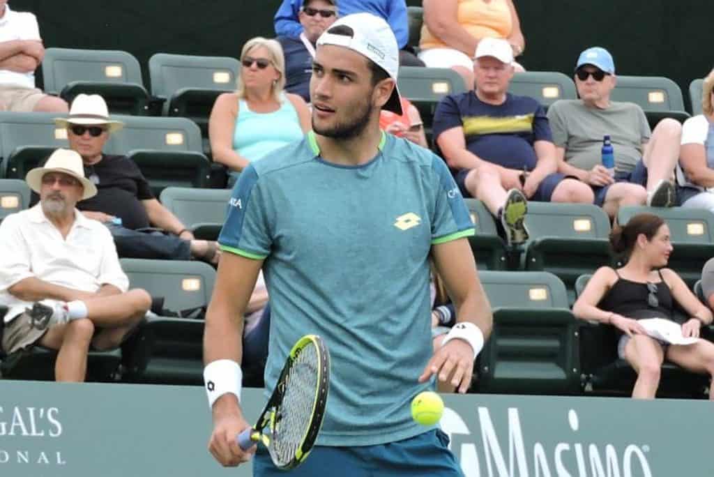 Matteo Berrettini contro Novak Djokovic