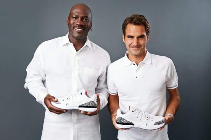 Quando Federer e Jordan crearono insieme un nuovo paio di scarpe