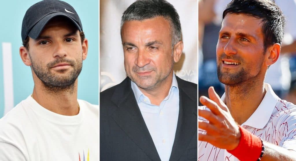 La ridicola lite tra Srdjan Djokovic e il manager di Dimitrov