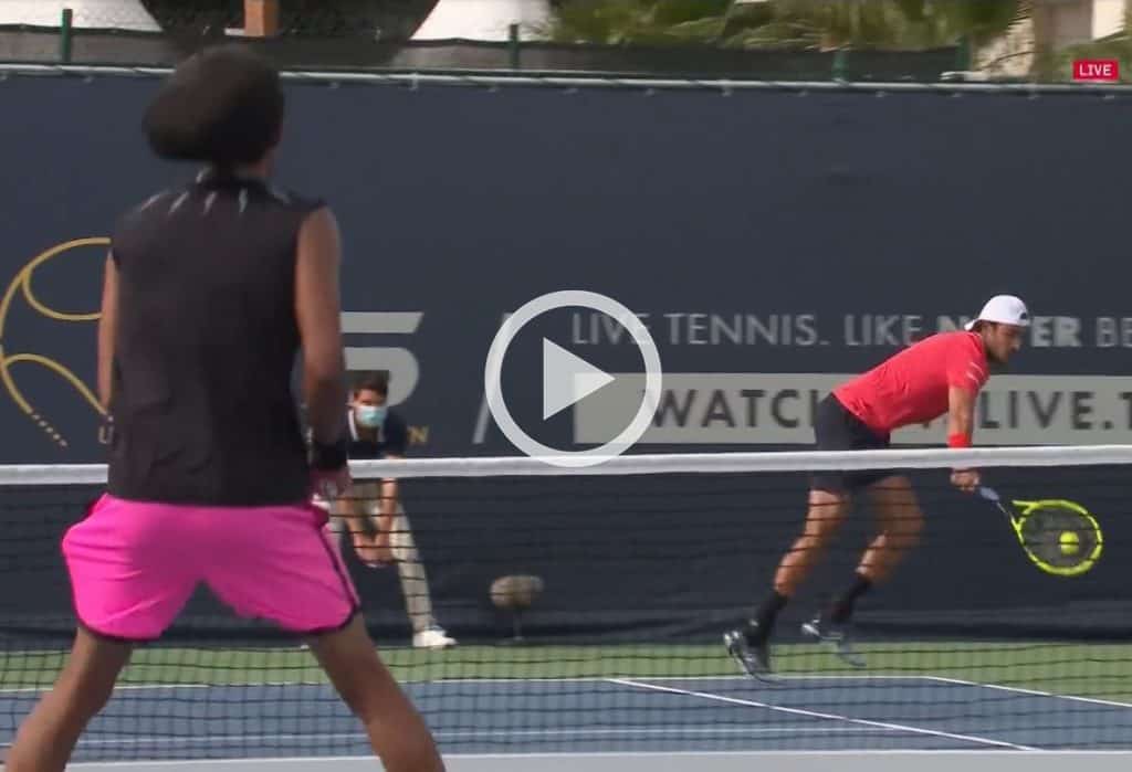 Berrettini sconfigge Dustin Brown