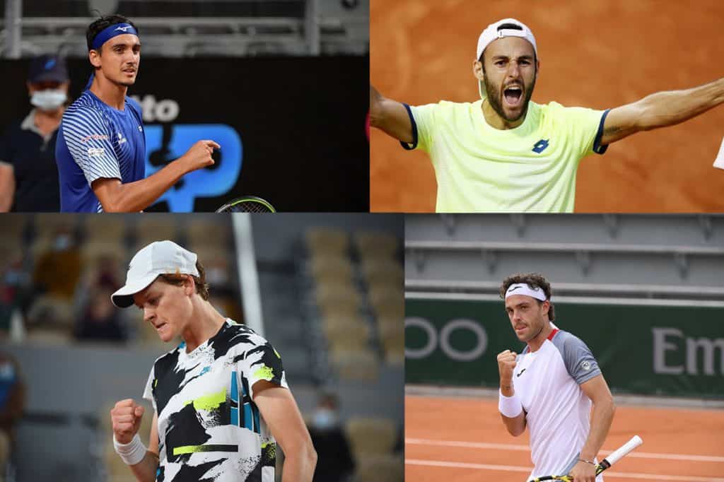 Poker azzurro al Roland Garros