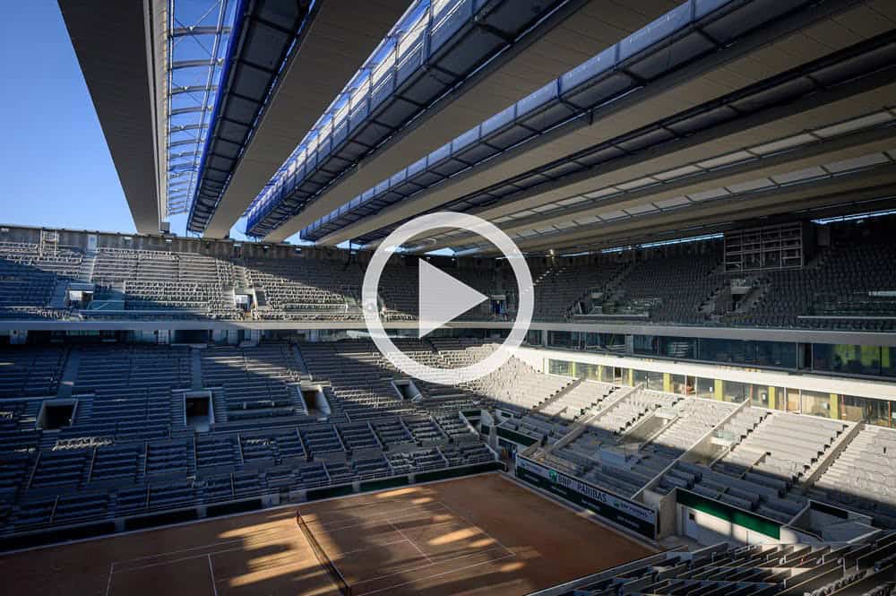 Ecco il nuovo tetto retrattile del Roland Garros