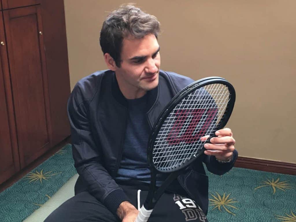Wilson, la racchetta di Roger Federer
