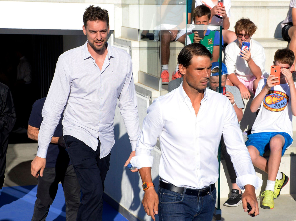 Gasol celebra le 1000 vittorie di Rafa Nadal