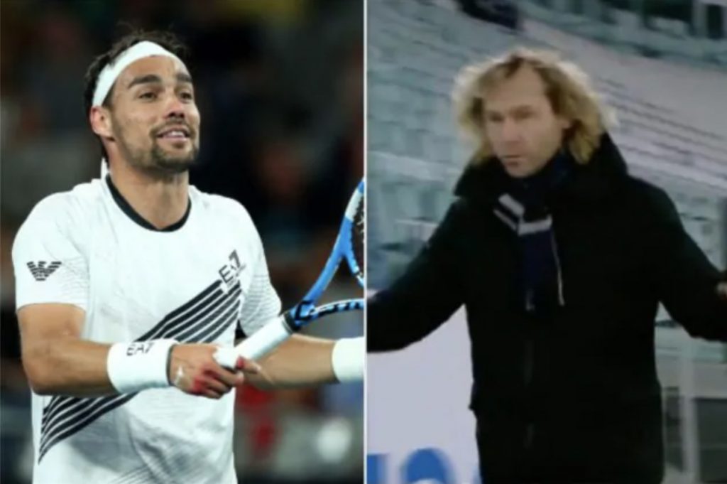 Fognini contro Nedved