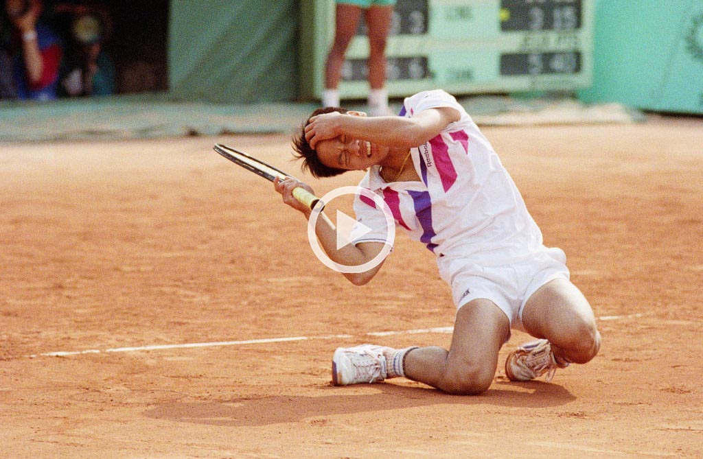 Il servizio da sotto di Michael Chang