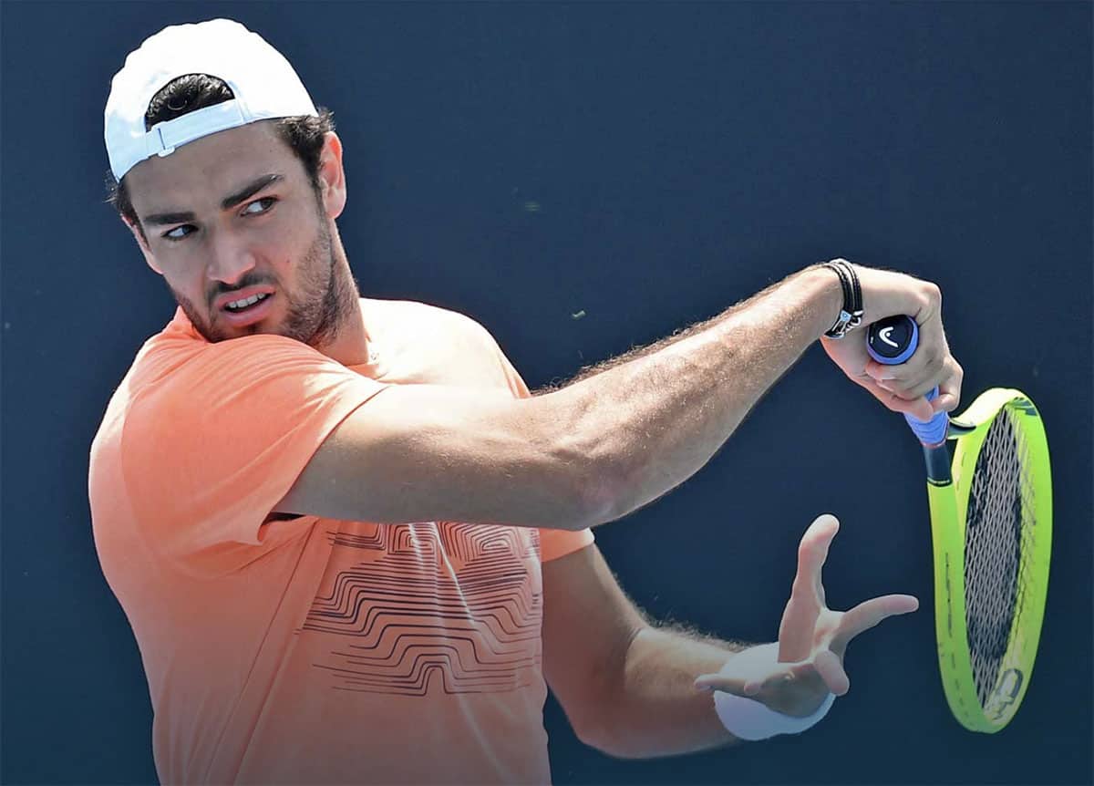 Berrettini si prepara alla stagione sulla terra e punta Roma