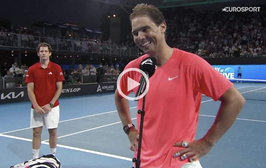 Nadal fa i complimenti all'Australia
