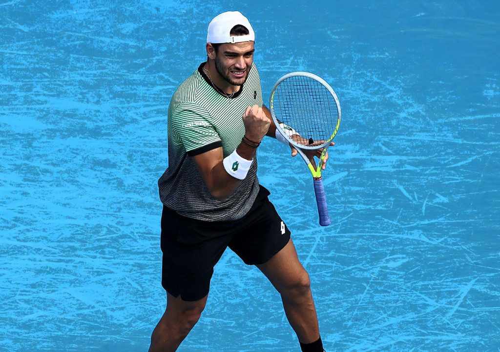 Berrettini batte Khachanov e la sfortuna