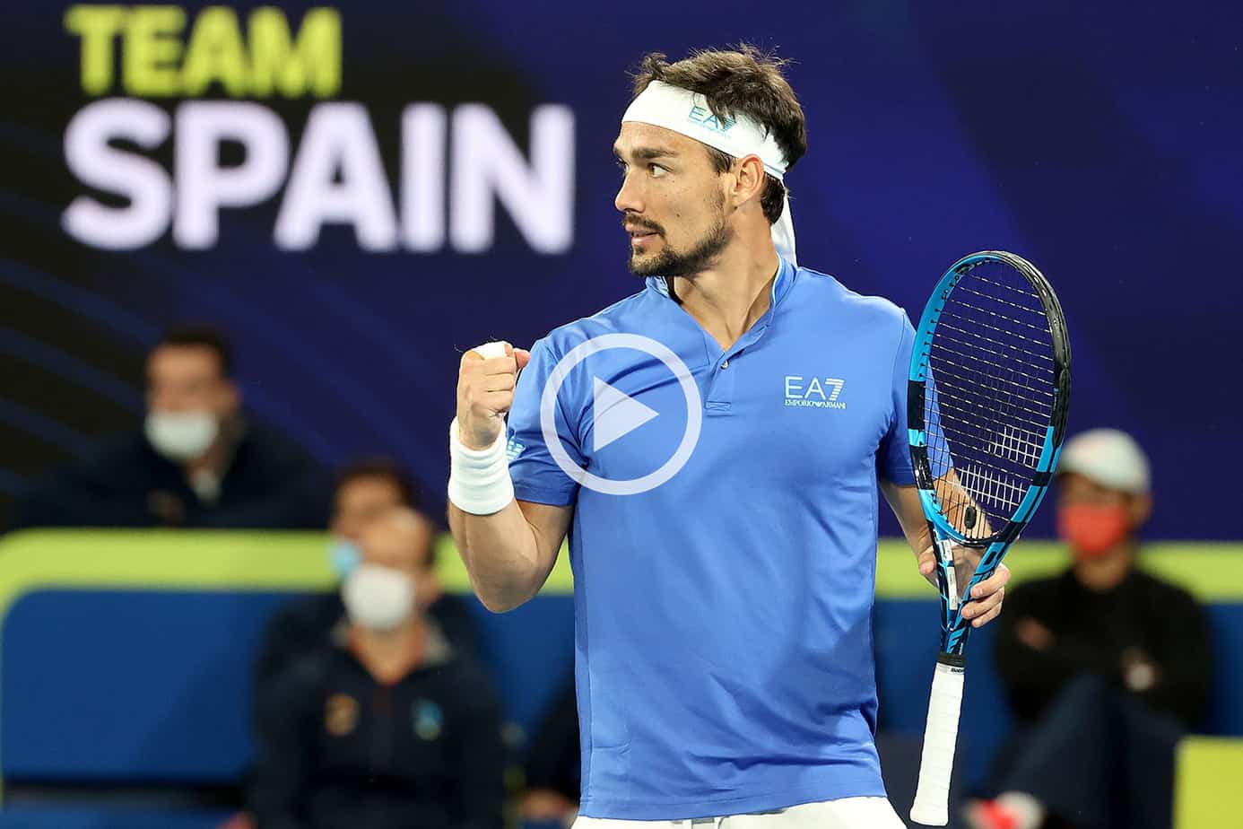 Atp Cup, a scuola di tennis da Fabio Fognini