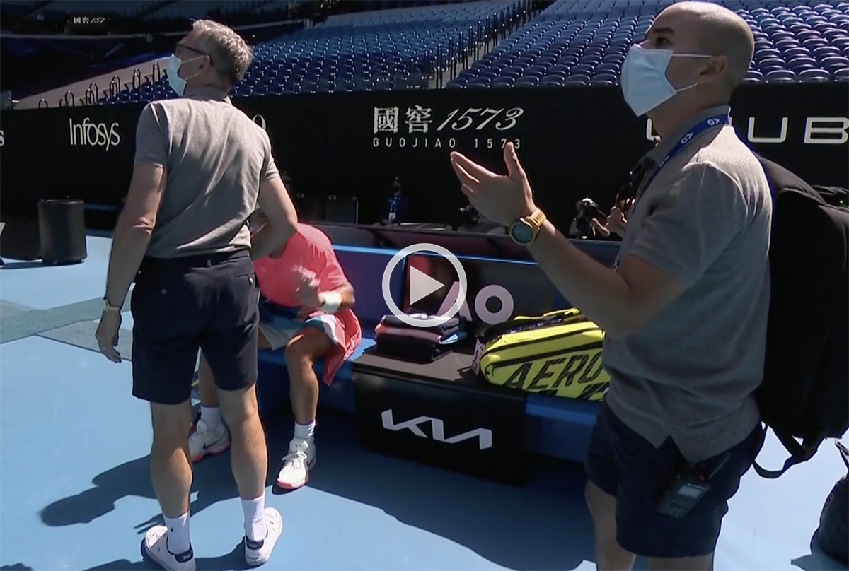 Il medical time-out fantasma di Nadal a Melbourne