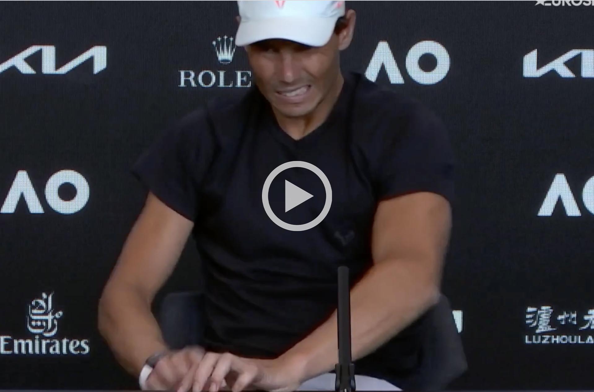 Australian Open, Nadal colpito dai crampi lascia la conferenza stampa