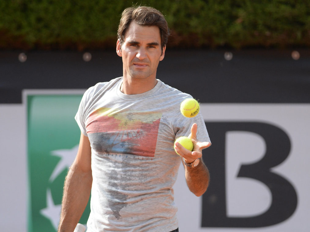Roger Federer dopo la sconfitta contro Pablo Andujar
