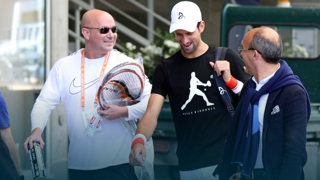 Agassi su Djokovic: “Non stavo aiutando Novak”