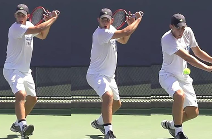 Il Colpo Senza Rimbalzo Del Tennista