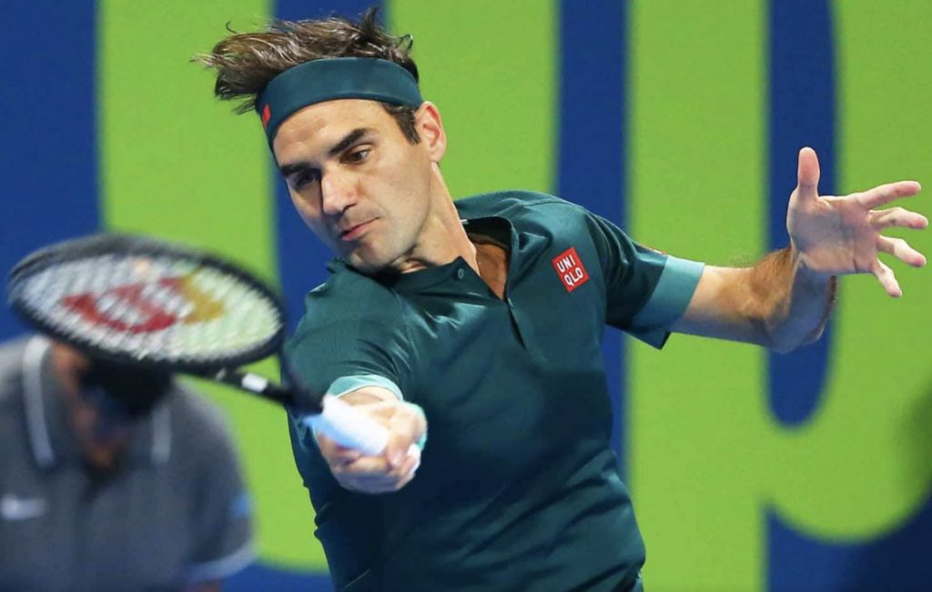 Federer vince contro Evans a Doha