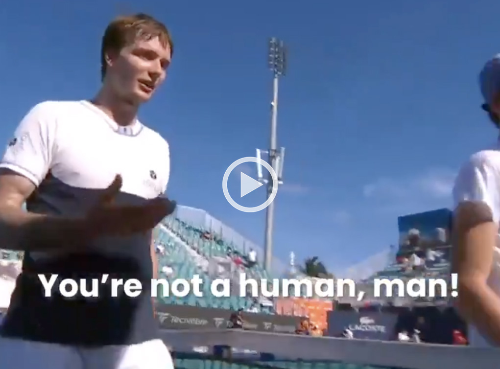 "You are not a human", Bublik incorona Sinner