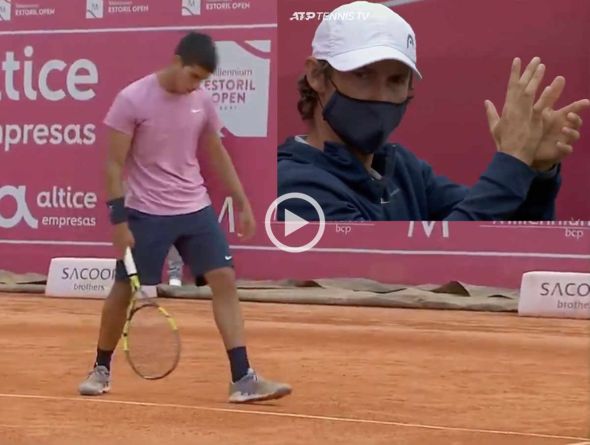 Il gran gesto di Alcaraz, gli applausi di Ferrero