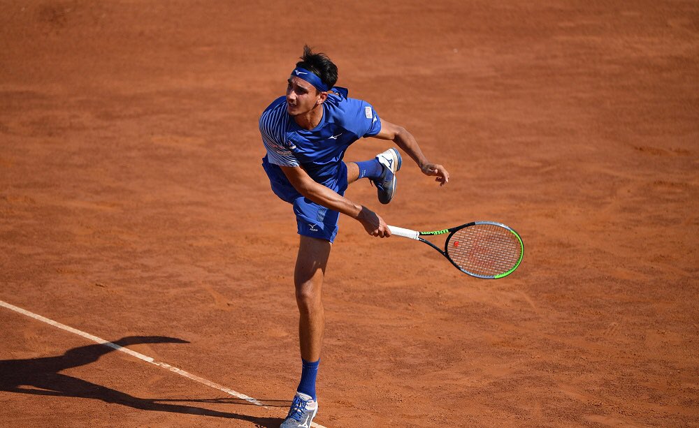 Lorenzo Sonego contro Taylor Fritz a Cagliari