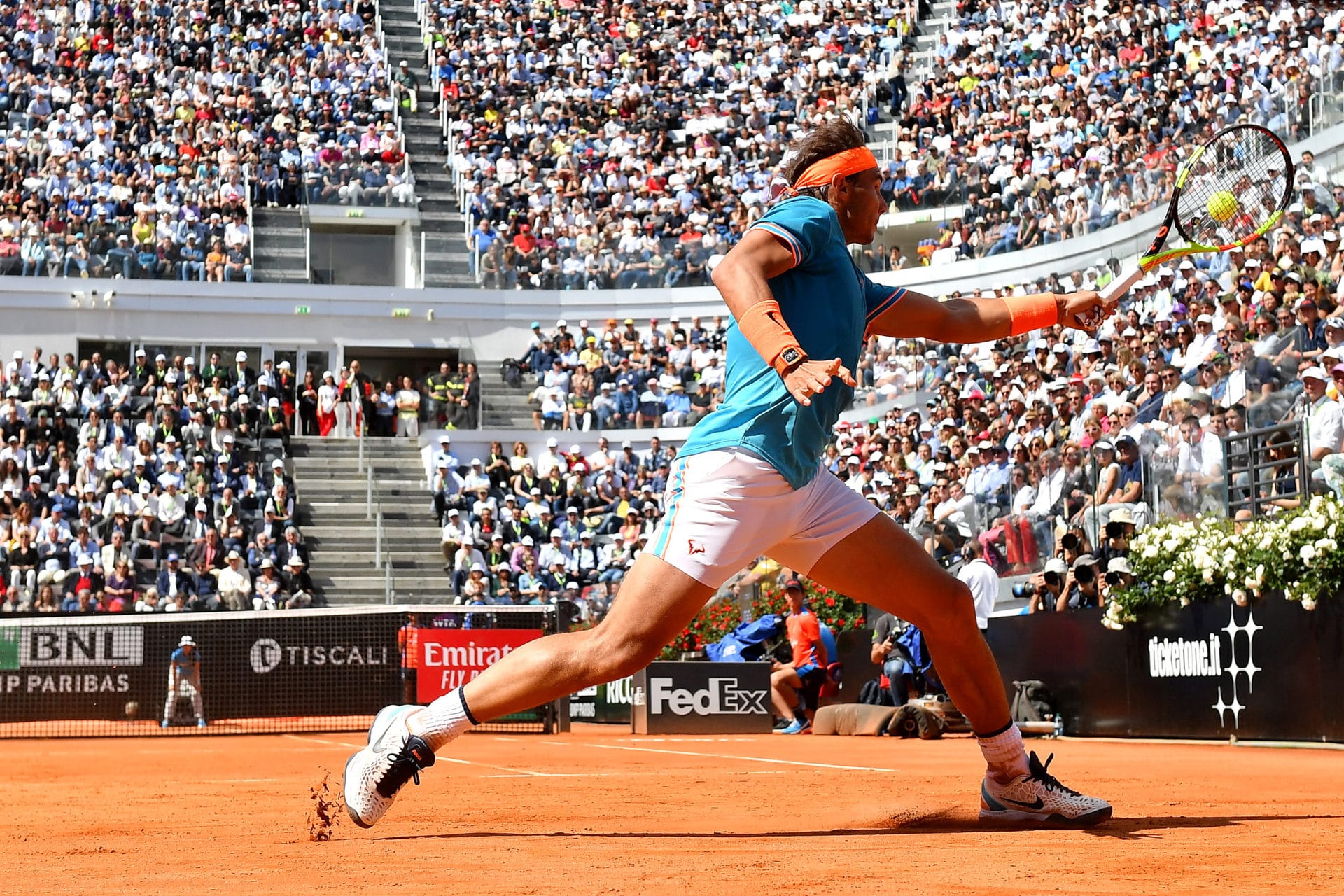 La leggenda di Nadal a Roma