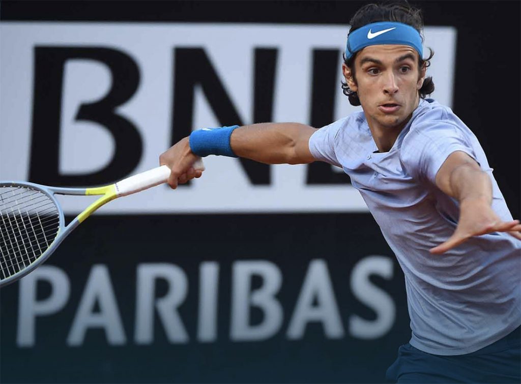 Lorenzo Musetti agli Internazionali d'Italia 2021