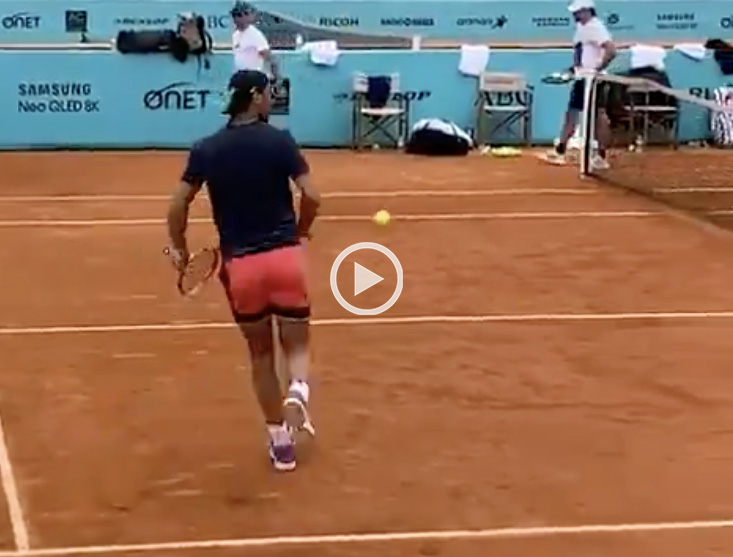 Numero di Nadal con i piedi a Madrid