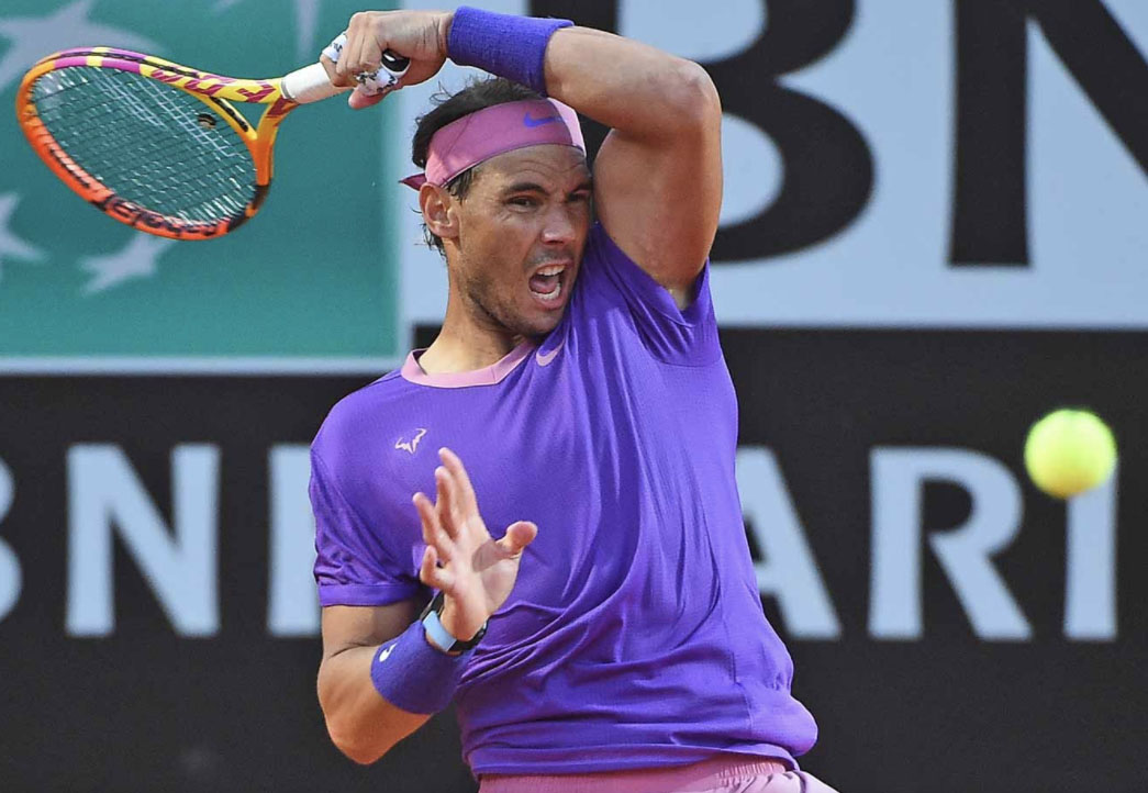 Nadal batte Sinner e vola agli ottavi a Roma