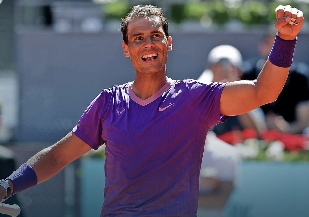Nadal batte Shapovalov a Roma e vola ai quarti