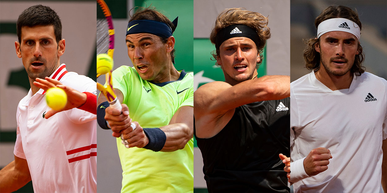 Nadal, Djokovic, Tsitsipas, Zverev: i 4 semifinalisti al Roland Garros 2021