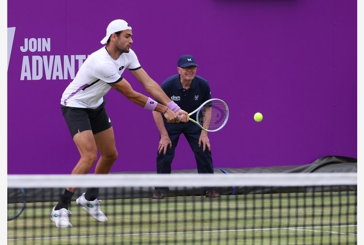 Berrettini vince contro Travaglia al primo turno al Queen's