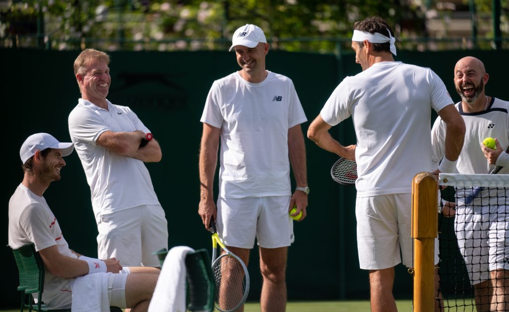 Federer, Murray, la Svizzera e le risate