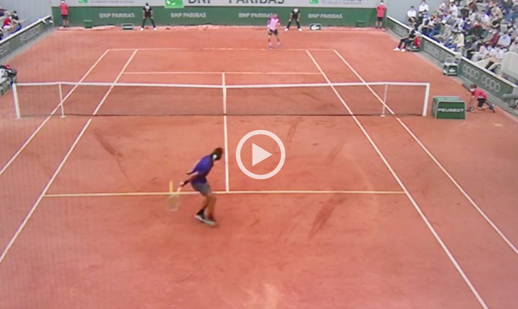 Musetti mette a segno due dei migliori punti del Roland Garros