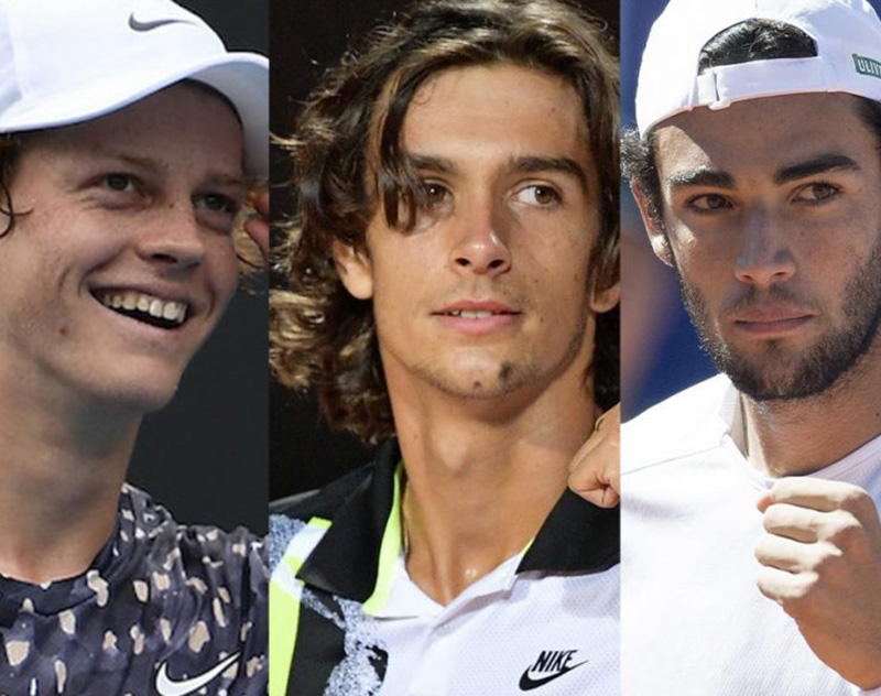 Berrettini, Sinner e Musetti fanno sognare