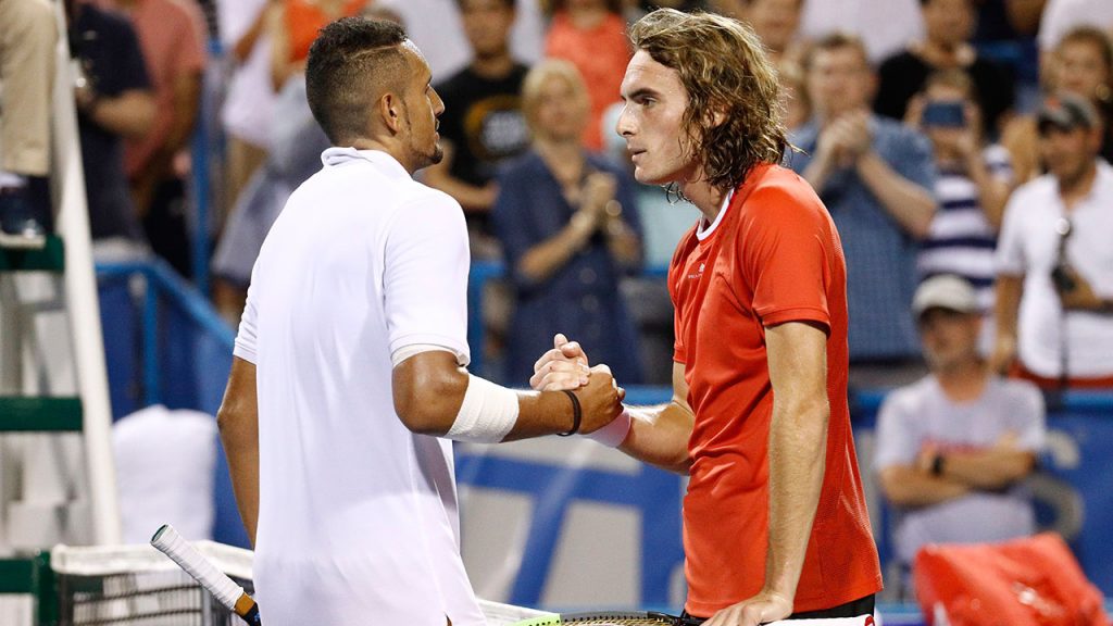 La discussione social tra Kyrgios e Tsitsipas