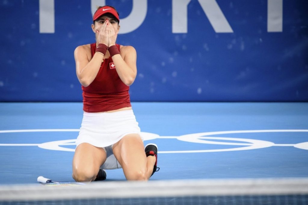 Belinda Bencic ha vinto l'oro olimpico a Tokyo