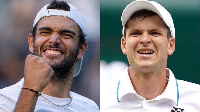 Berrettini e Hurkacz si sfidano per Wimbledon e ranking