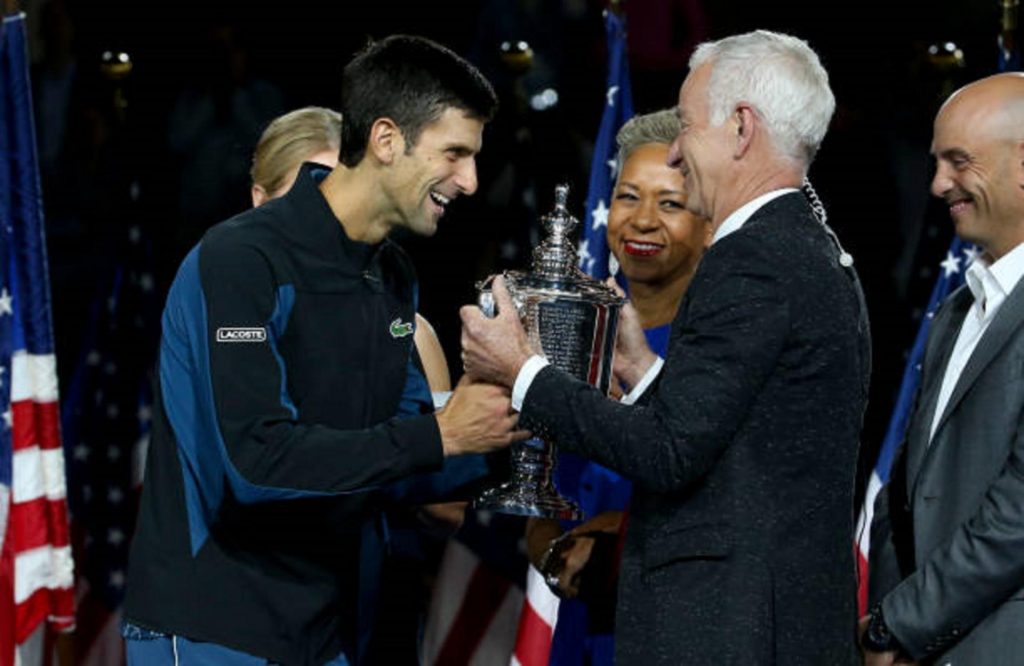 John McEnroe e Novak Djokovic