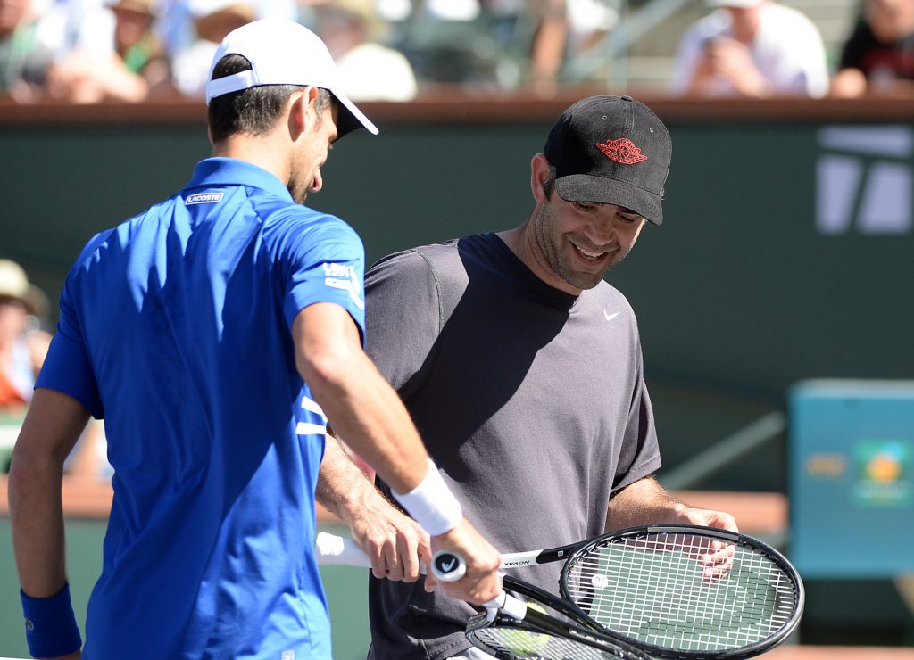 Pete Sampras e Novak Djokovic