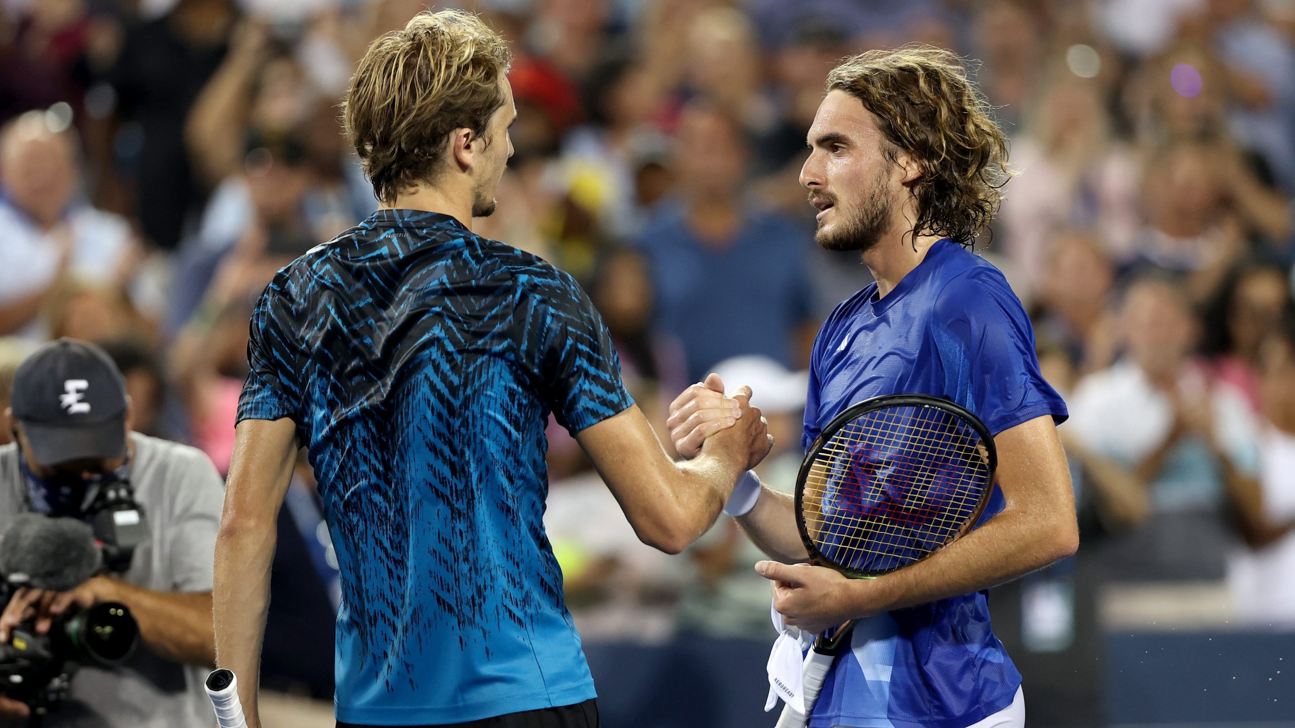 Alexander Zverev e Stefanos Tsitsipas a Cincinnati
