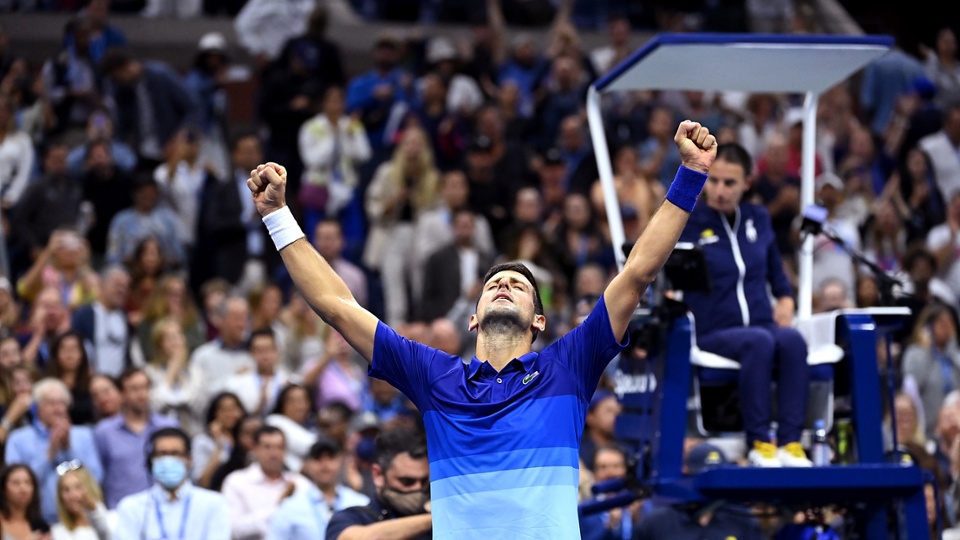 Novak Djokovic vince contro Alexander Zverev a New York