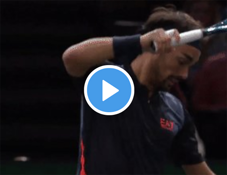Fognini fuori al primo turno a Parigi-Bercy