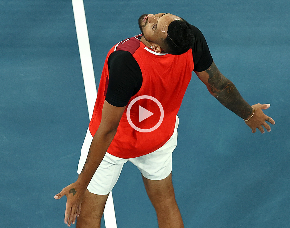 Nick Kyrgios show contro Daniil Medvedev