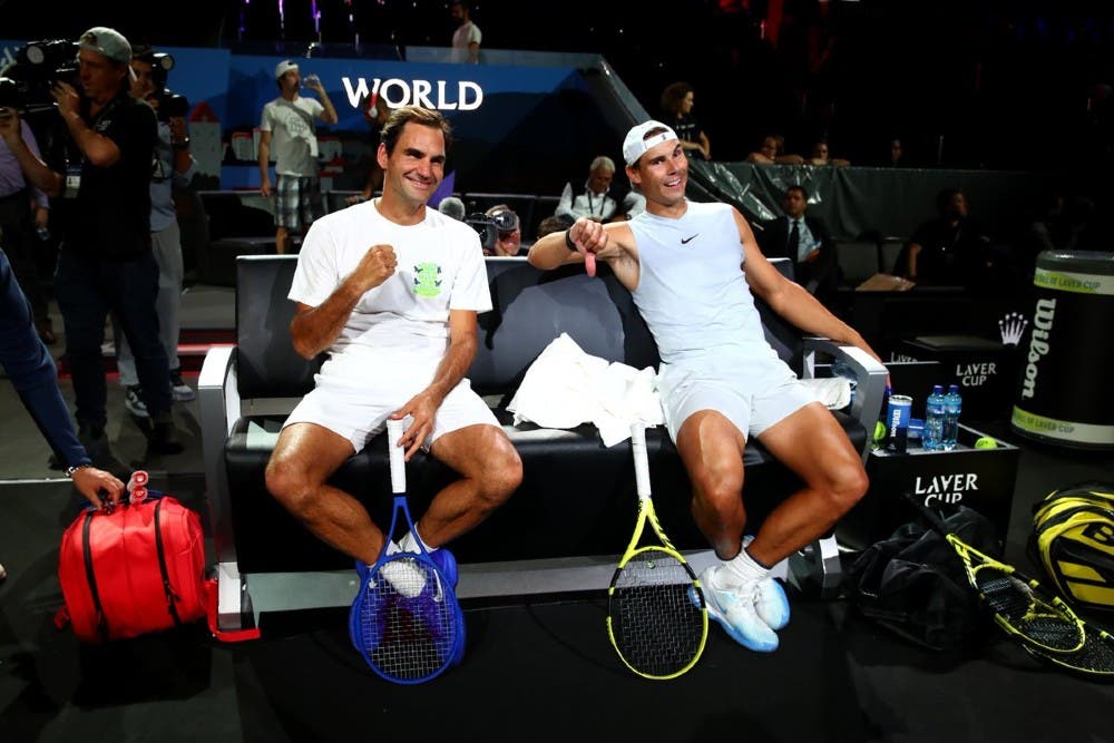 La reazione di Nadal al messaggio di Federer