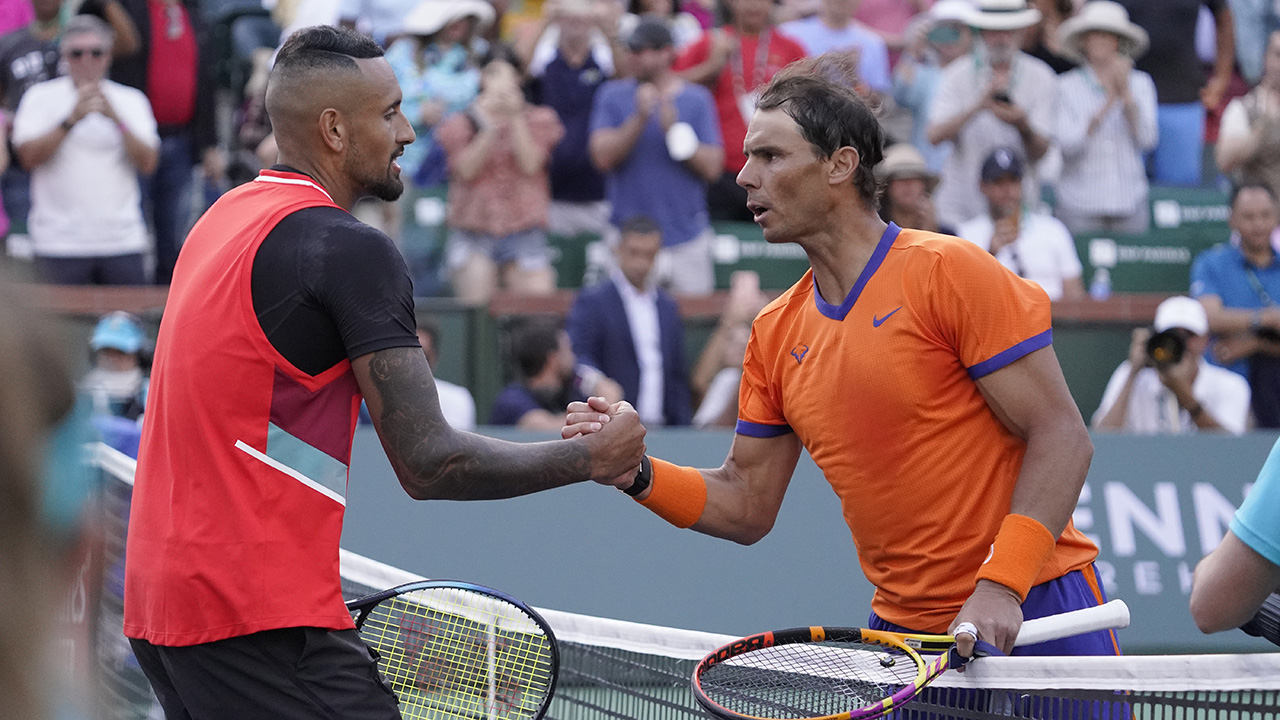 Indian Wells: Nadal-Kyrgios, vince lo spagnolo, ma lo show è dell’australiano